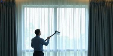 Commercial curtain steam cleaning service mount-pritchard-nsw hotels offices