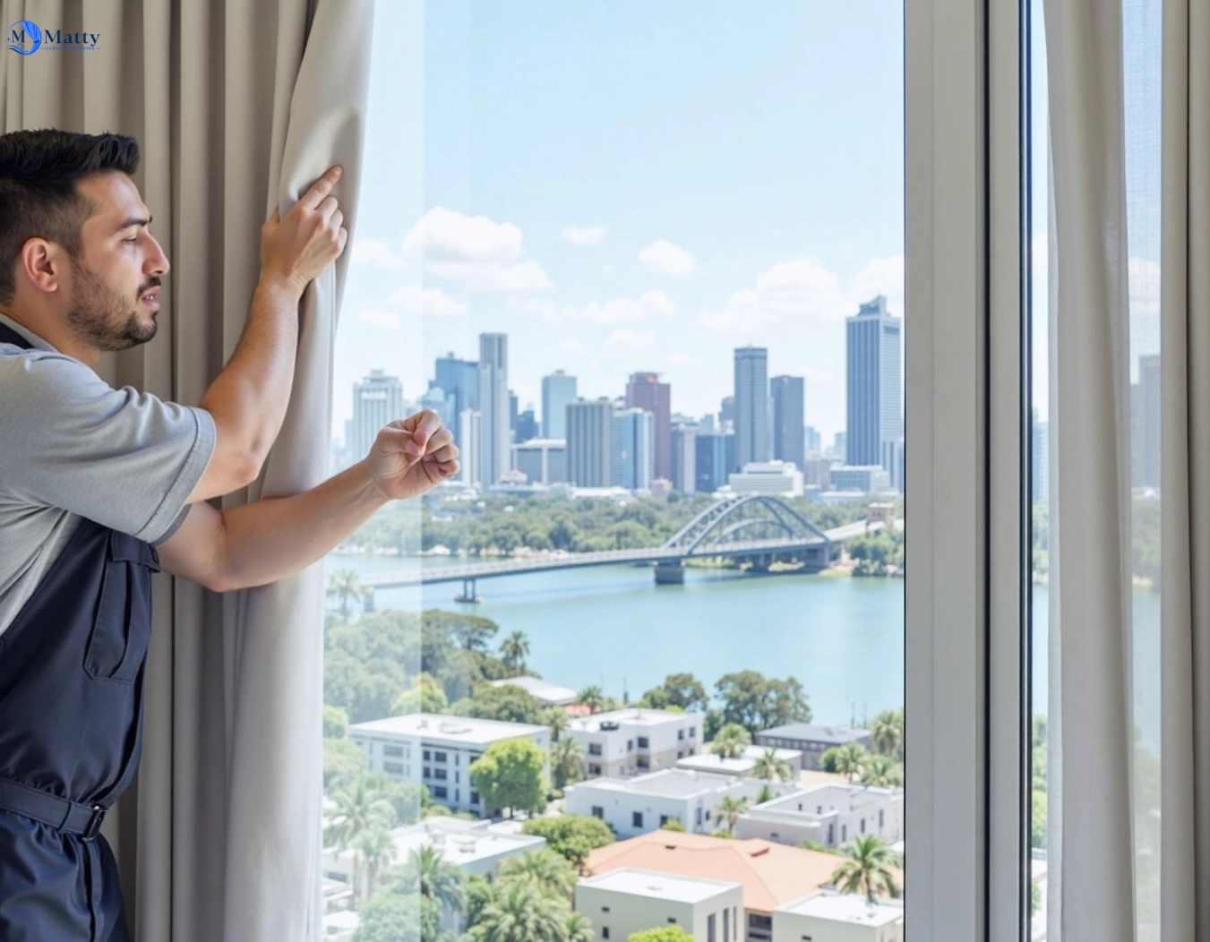 Professional curtain steam cleaning service mount-pritchard-nsw QLD by Matty Curtain Cleaning
